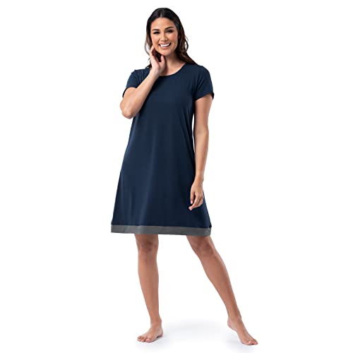 Midnight Blue Super Soft Sleep Shirt for Women