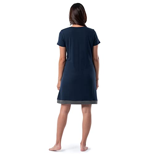 Midnight Blue Super Soft Sleep Shirt for Women