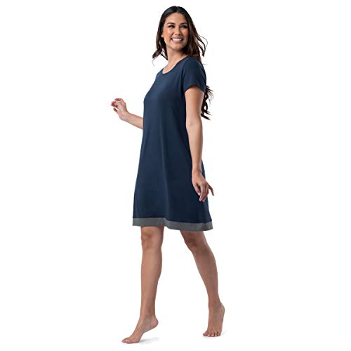 Midnight Blue Super Soft Sleep Shirt for Women