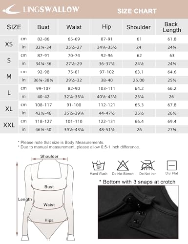 Lingswallow Fleece Lined Long Sleeve Bodysuit - Women's