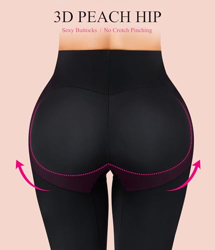 Nebility Thigh Slimmer Shapewear: Tummy Control Panties, Black, Large