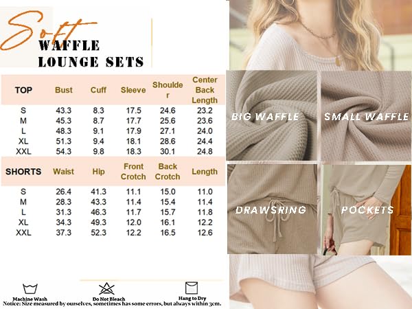 Ekouaer Long Sleeve Top and Shorts Pajama Set