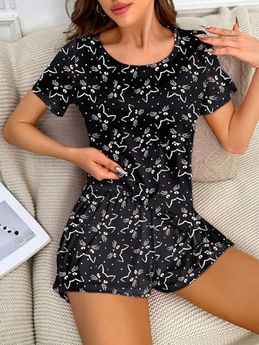 Ekouaer Women's 2 Pack Pajama Set with Pockets