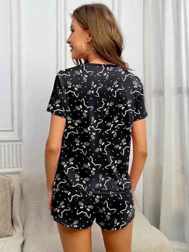 Ekouaer Women's 2 Pack Pajama Set with Pockets