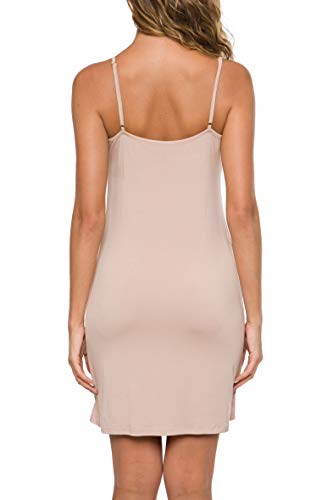 Malist Women's Nude Adjustable Spaghetti Strap Full Slip