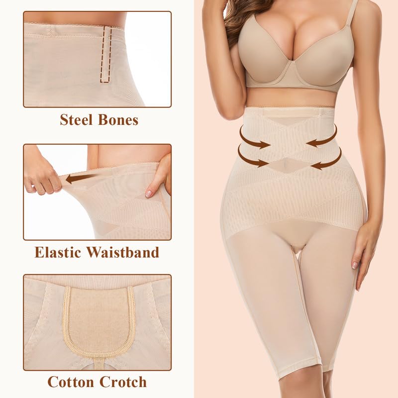 SIMIYA Body Shaper with Tummy Control and Butt Lifting
