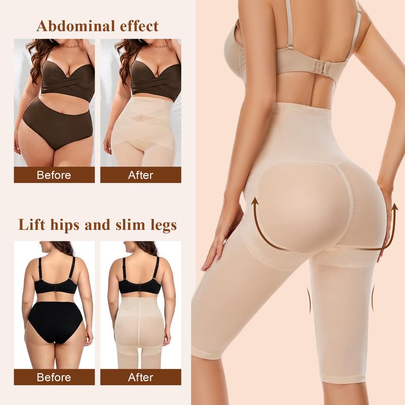 SIMIYA Body Shaper with Tummy Control and Butt Lifting