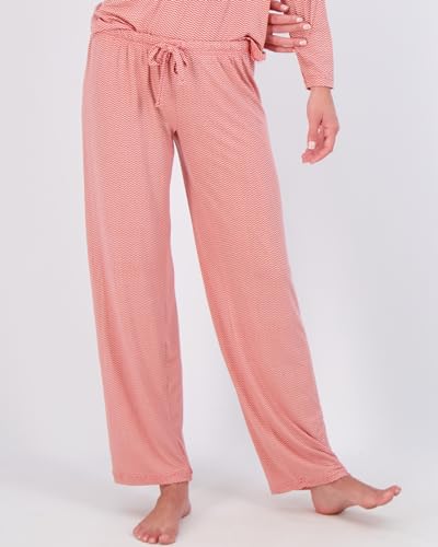 Real Essentials Women's Long Sleeve Pajama Set - Pack of 2