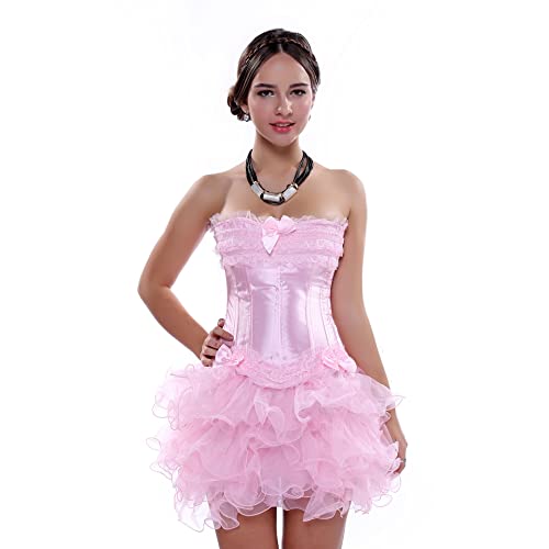 ICEGIA Embroidered Corset: Delightfully Seductive Lingerie Set