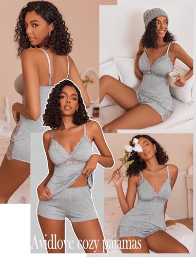 Avidlove Lace Pajama Cami Set for Women
