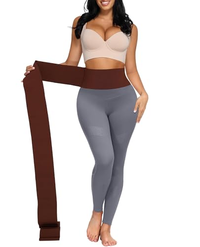 Brown Bandage Waist Trimmer for Women Gym Accessory
