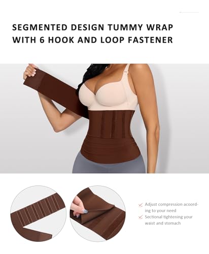 Brown Bandage Waist Trimmer for Women Gym Accessory