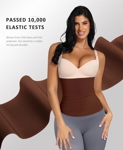 Brown Bandage Waist Trimmer for Women Gym Accessory