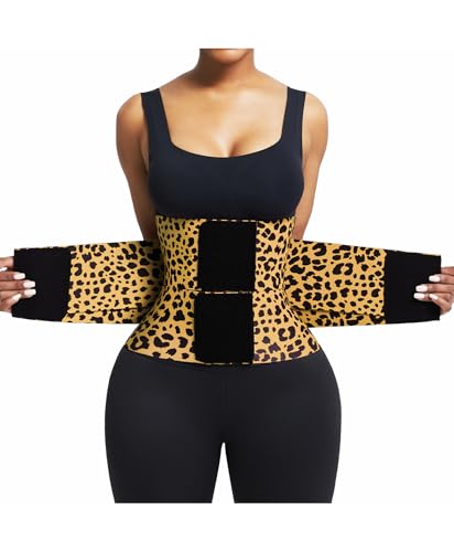 Leopard XL Neoprene Waist Trainer for Women