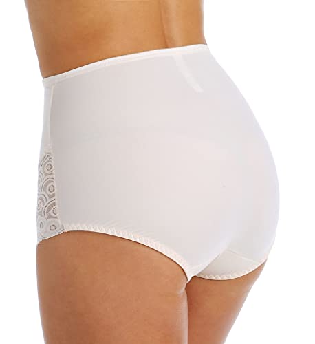 Bali Women's Firm Control Lace Shapewear Briefs, Black, Medium
