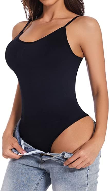 CHICFAN Plus Size Thong Shapewear Bodysuit