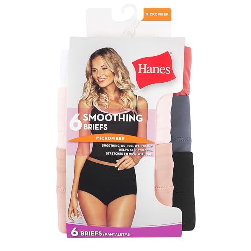 Hanes Signature Smooth Microfiber 6-Pack Women's Briefs