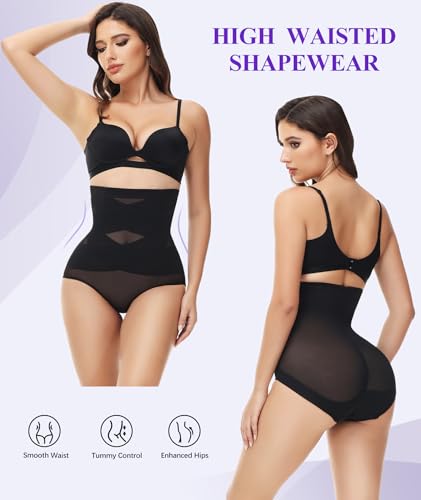 YADIFEN High Waisted Body Shaper Panty Slimming Underwear