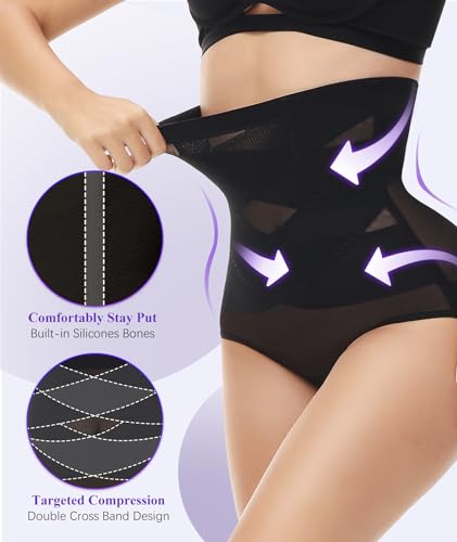 YADIFEN High Waisted Body Shaper Panty Slimming Underwear