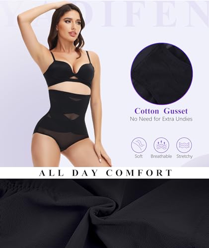 YADIFEN High Waisted Body Shaper Panty Slimming Underwear