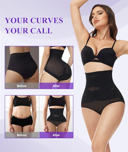 YADIFEN High Waisted Body Shaper Panty Slimming Underwear