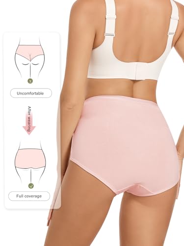 MEIYATING High Waisted Tummy Control Ladies Panties Pack