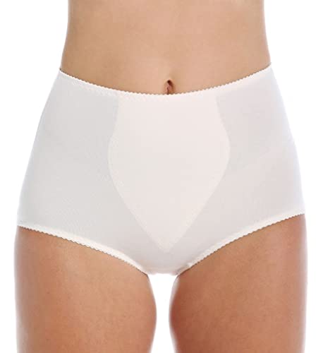 Bali Cotton Light Control Shapewear Briefs 2-Pack, Nude/Lace