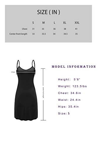 LB LIFEBEST Women's Long Cami Slip Dress