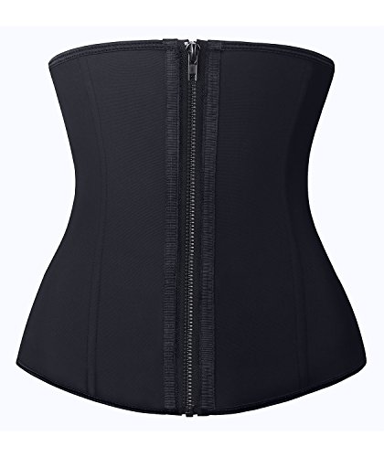 YIANNA Latex Waist Training Corset, Underbust Body Shaper