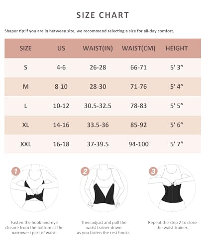 FeelinGirl Mesh Underbust Corset White Waist Trainer