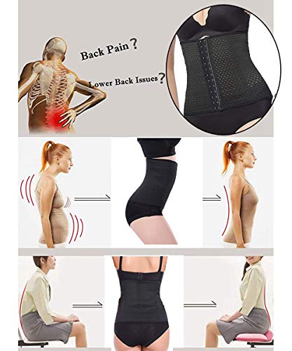 ACPLK Women's Waist Trainer Body Shaper Steel Boned