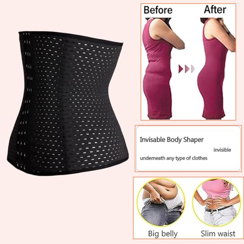 ACPLK Women's Waist Trainer Body Shaper Steel Boned