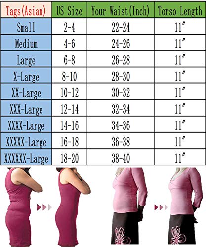 ACPLK Women's Waist Trainer Body Shaper Steel Boned
