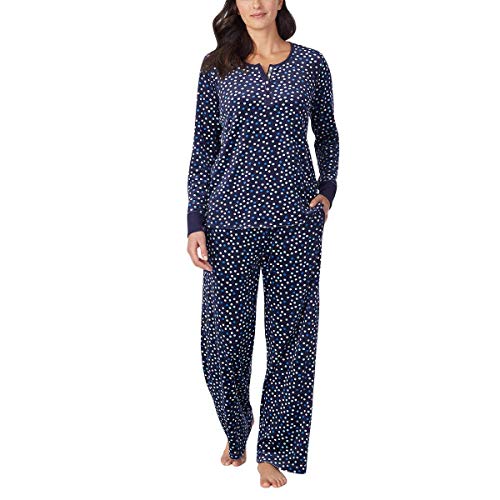 Nautica Navy Blue Dots Sleepwear Set - Medium