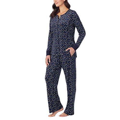Nautica Navy Blue Dots Sleepwear Set - Medium