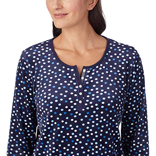 Nautica Navy Blue Dots Sleepwear Set - Medium