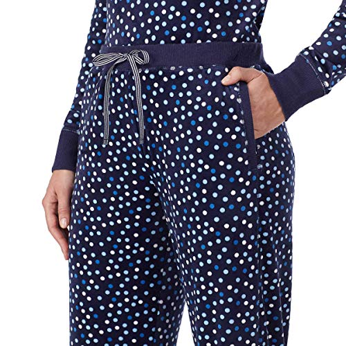 Nautica Navy Blue Dots Sleepwear Set - Medium