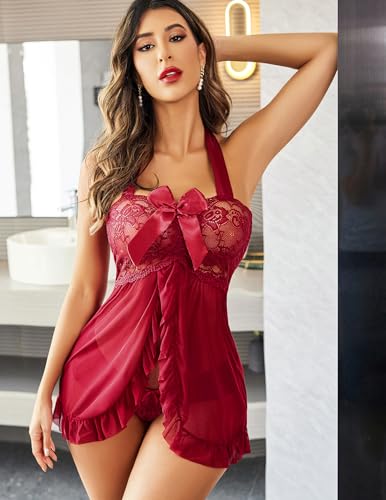 Avidlove Lace Babydoll Maternity Lingerie for Sexy Women