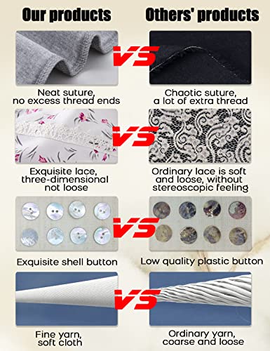 Soft Cotton Long Sleeve Night Gown for Women