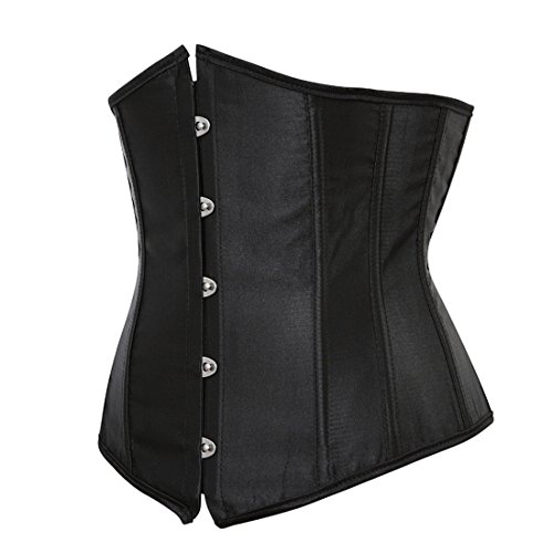 Zhitunemi Satin Underbust Corset Bustier Plus Size Top