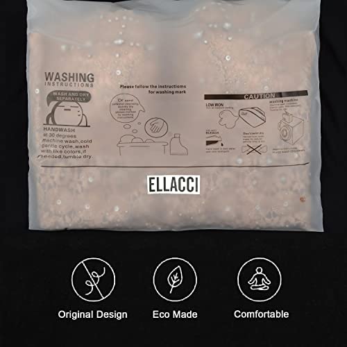 ELLACCI Lace Rhinestone Bustier Crop Top for Sexy Women