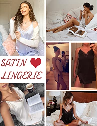 Pink Lace Satin Nightgown Chemise XX-Large Sleepwear