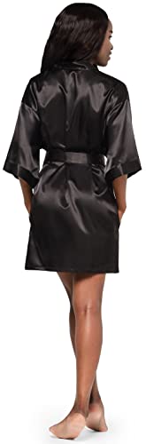 Bridal Party Satin Kimono Robes - Silk Lightweight