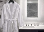Marriott White Terry Velour Hotel Robe - One Size