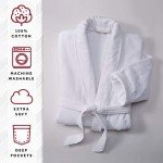 Marriott White Terry Velour Hotel Robe - One Size