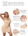 Avidlove Modal V Neck Nightwear Sleeveless Dress