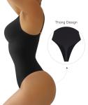 SHAPERX Seamless Sculpting Bodysuit with Tummy Control