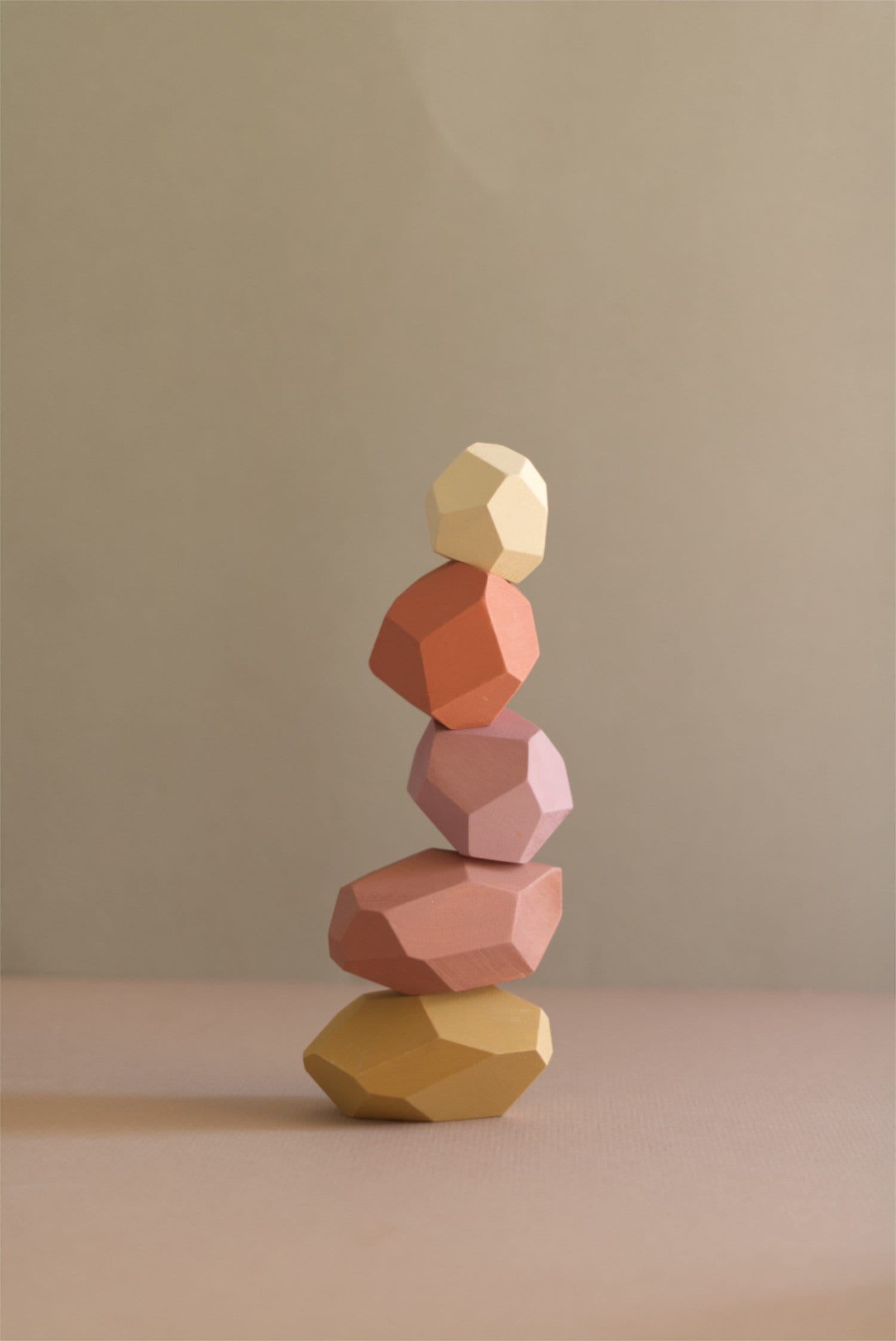 Balancing stones - Pastel tones - set of 10 - Wooden balancing stones - Gift  for kids - Stacking stones - Montessori toys