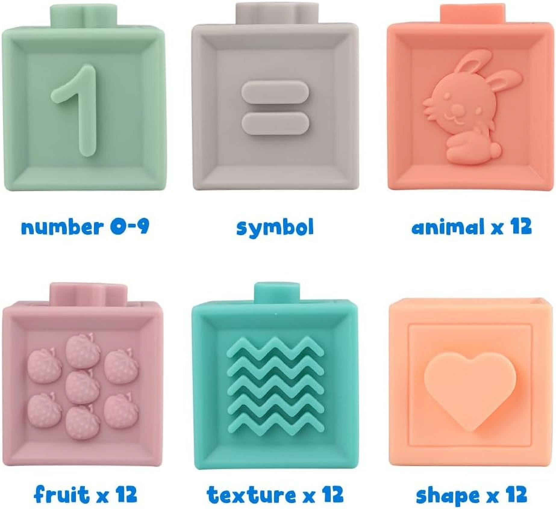 Baby Stacking Blocks for Sensory Development