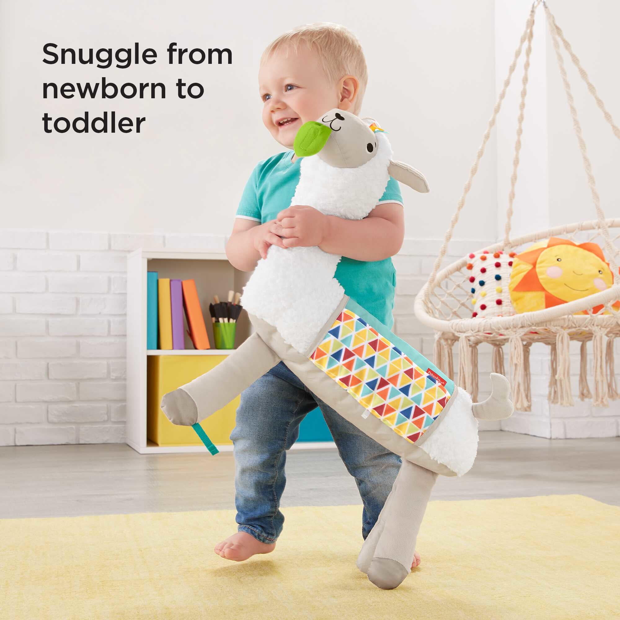 Fisher-Price Llama Tummy Time Wedge & Toys